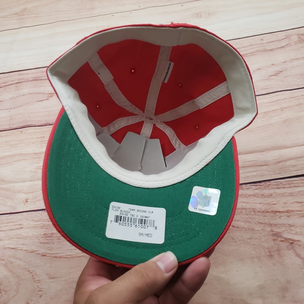 New York Giants Hat Cap Fitted Mens S/M Red White NFL Football Retro‎ Sport - Picture 6 of 8